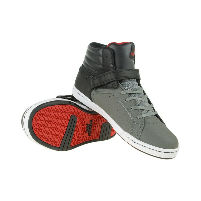 Supra Suprano High Men's High Tops Black Green | QFG-280561