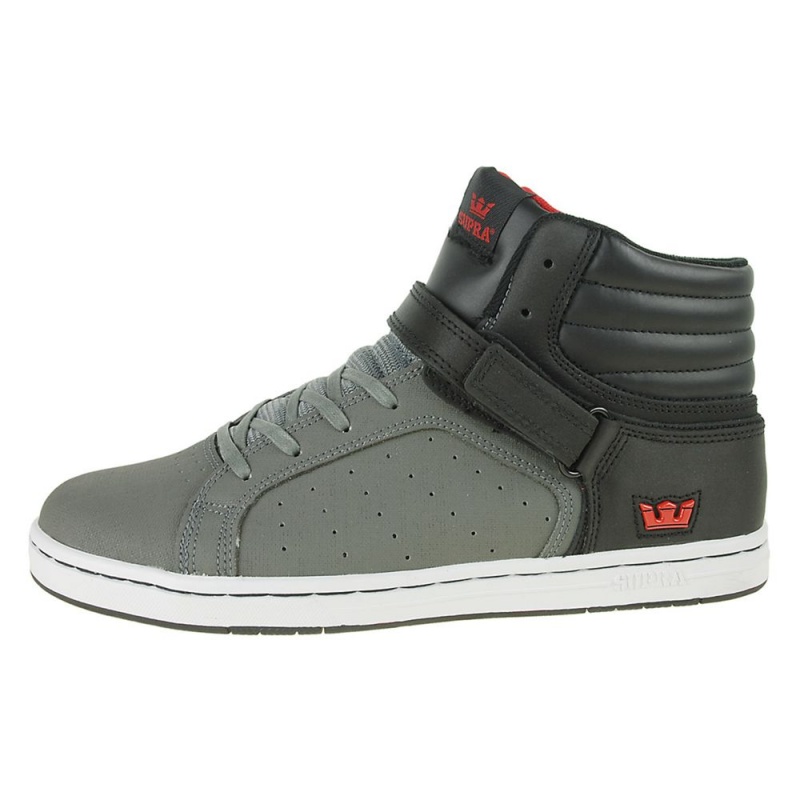 Supra Suprano High Men\'s High Tops Black Green | QFG-280561