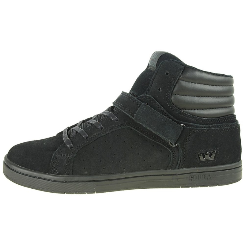 Supra Suprano High Men\'s High Tops Black | KQW-097385