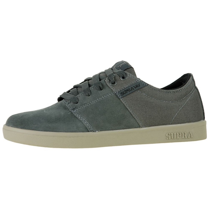 Supra TK Low Men\'s Low Tops Grey | LHE-364921