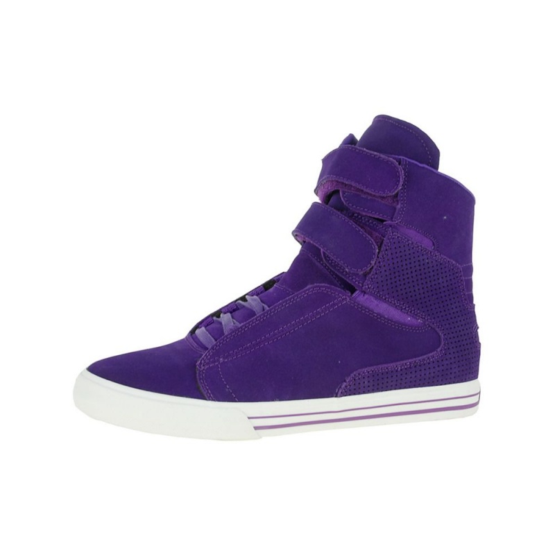 Supra TK Society Men\'s High Tops Purple | DKM-370281