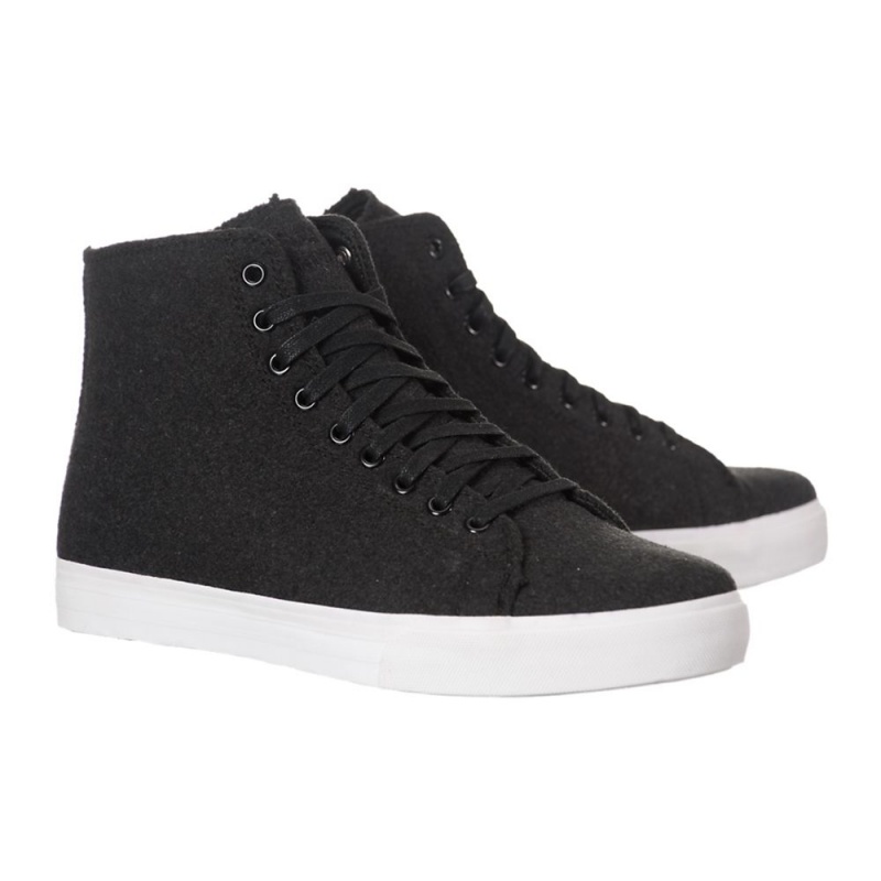 Supra Thunder High Men's High Tops Black | RFW-529037