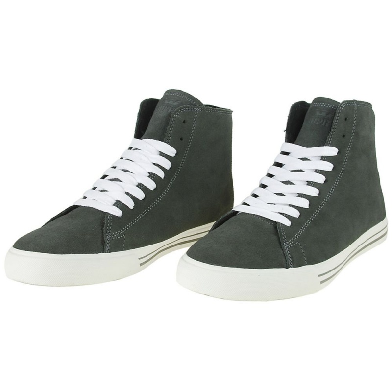 Supra Thunder High Men's High Tops Grey | DXK-042165