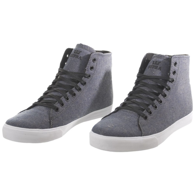 Supra Thunder High Men's High Tops Navy | JFU-124609