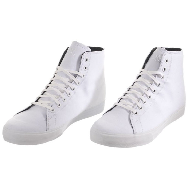 Supra Thunder High Men's High Tops White | TRJ-953871