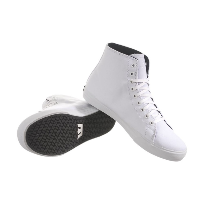 Supra Thunder High Men's High Tops White | TRJ-953871