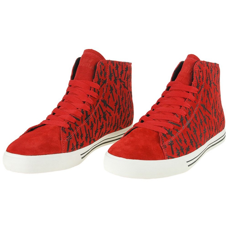 Supra Thunder High Women's High Tops Red | QFK-643917