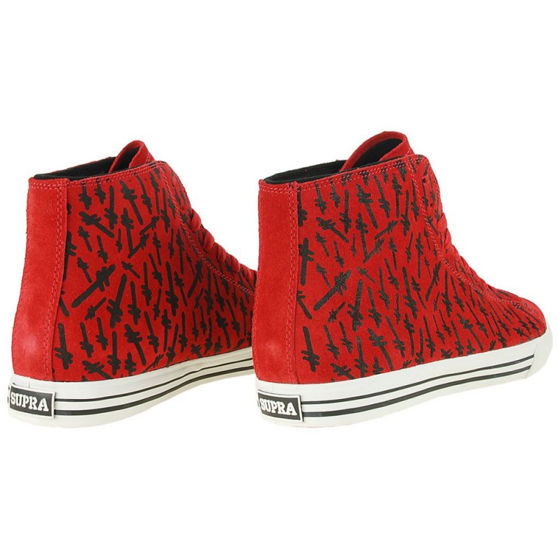 Supra Thunder High Women's High Tops Red | QFK-643917