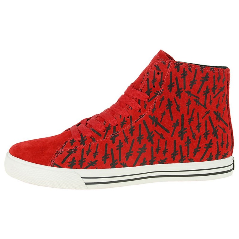 Supra Thunder High Women\'s High Tops Red | QFK-643917