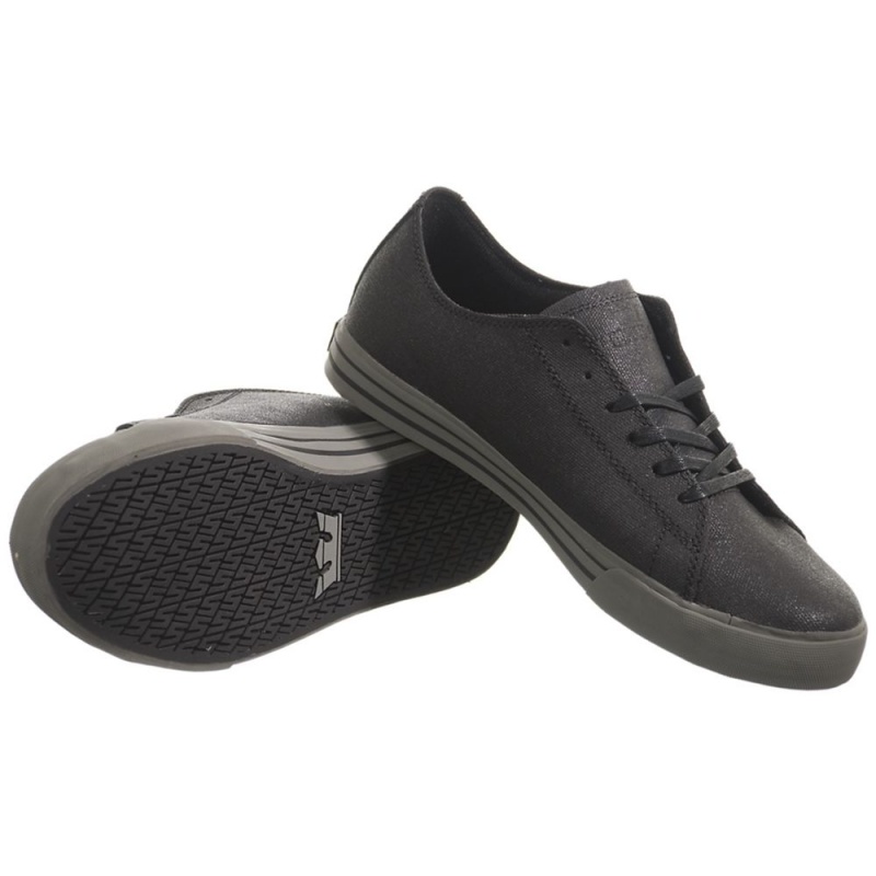 Supra Thunder Low Men's Low Tops Black | ABU-831570