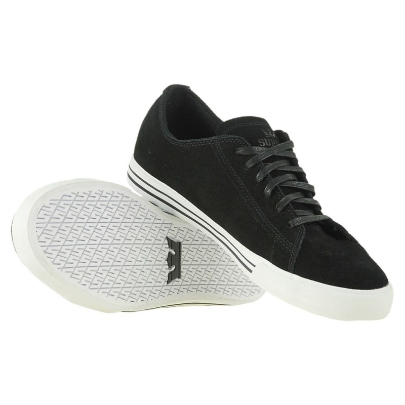 Supra Thunder Low Men's Low Tops Black | PSE-105782