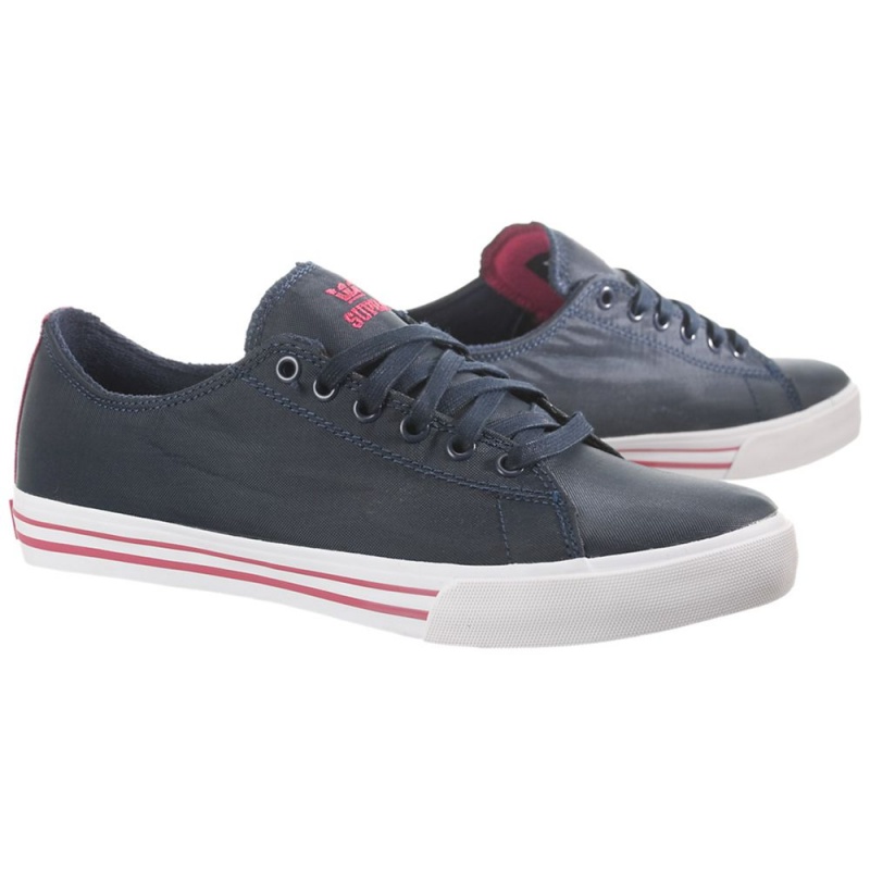 Supra Thunder Low Men's Low Tops Navy | CHD-209637