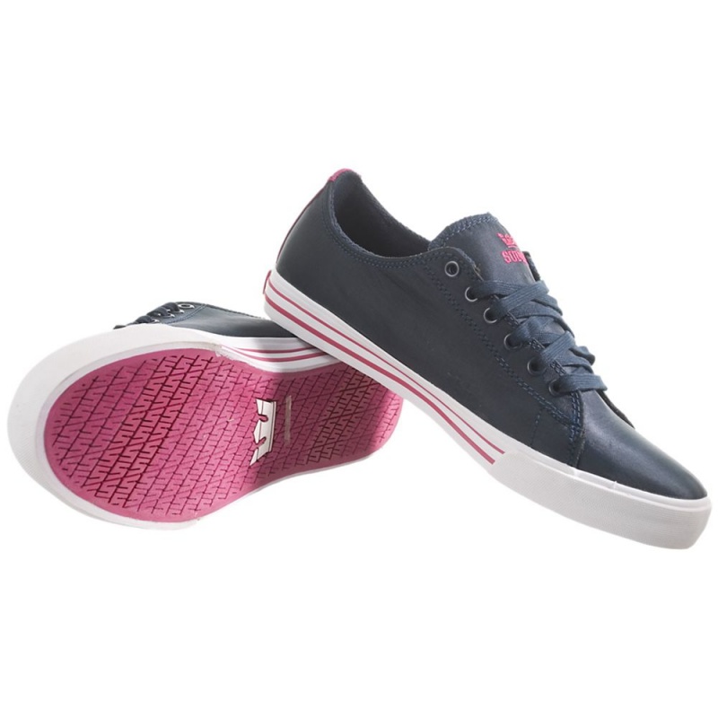 Supra Thunder Low Men's Low Tops Navy | CHD-209637