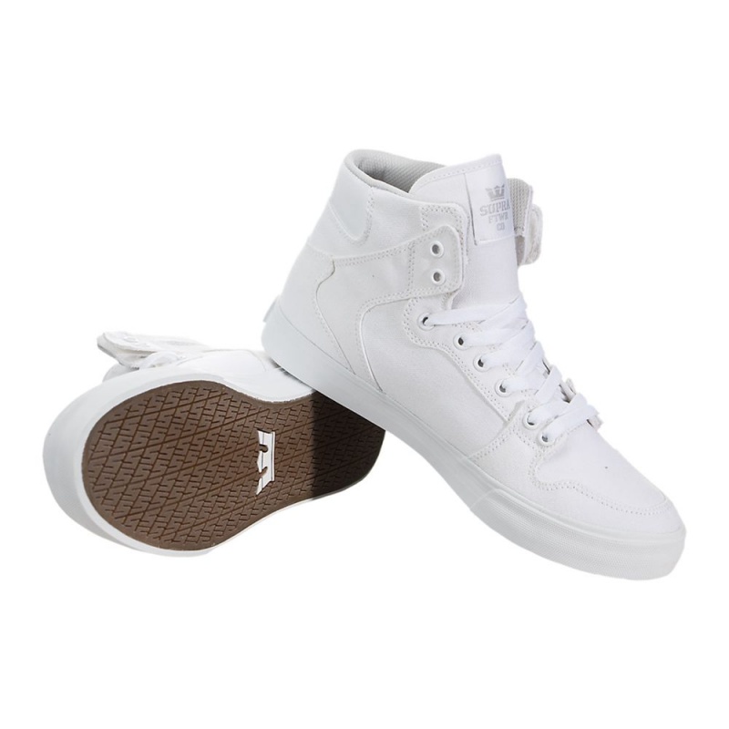 Supra Vaider D Men's High Tops White | COT-763501