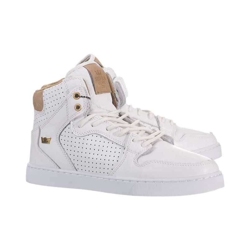 Supra Vaider LX Men's High Tops White | ICB-916302