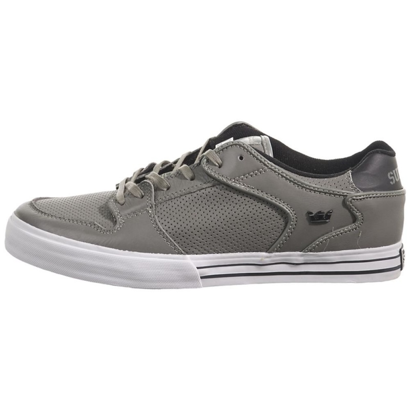 Supra Vaider Low Men\'s Low Tops Grey | GUZ-241058