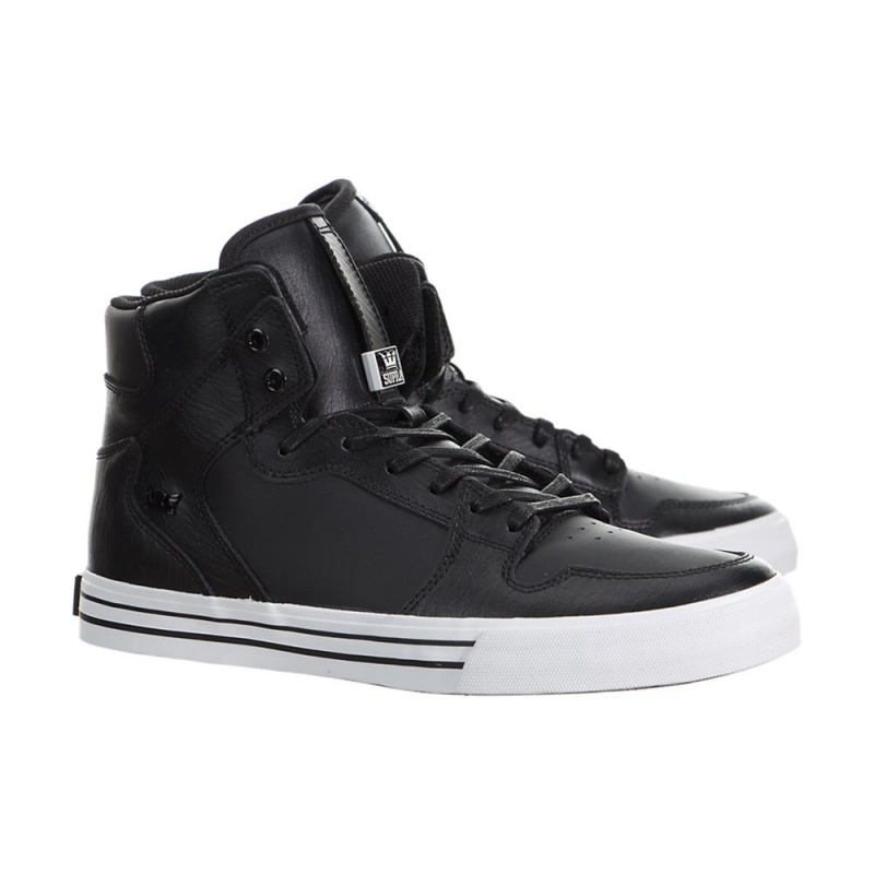 Supra Vaider Men's High Tops Black | AIW-468012