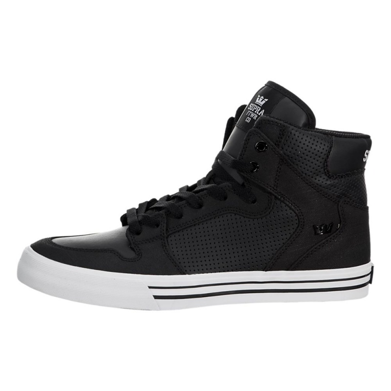 Supra Vaider Men\'s High Tops Black | MZI-324867