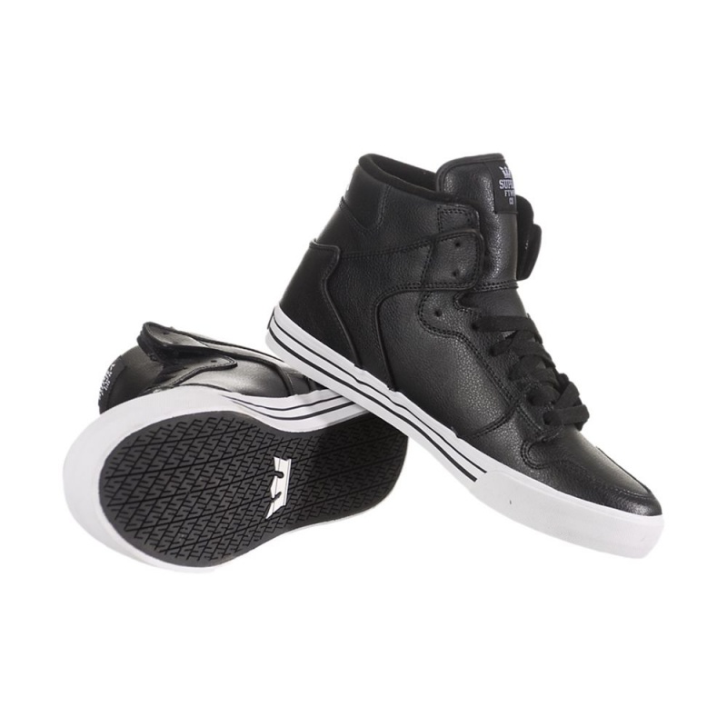 Supra Vaider Men's High Tops Black | QCG-104589