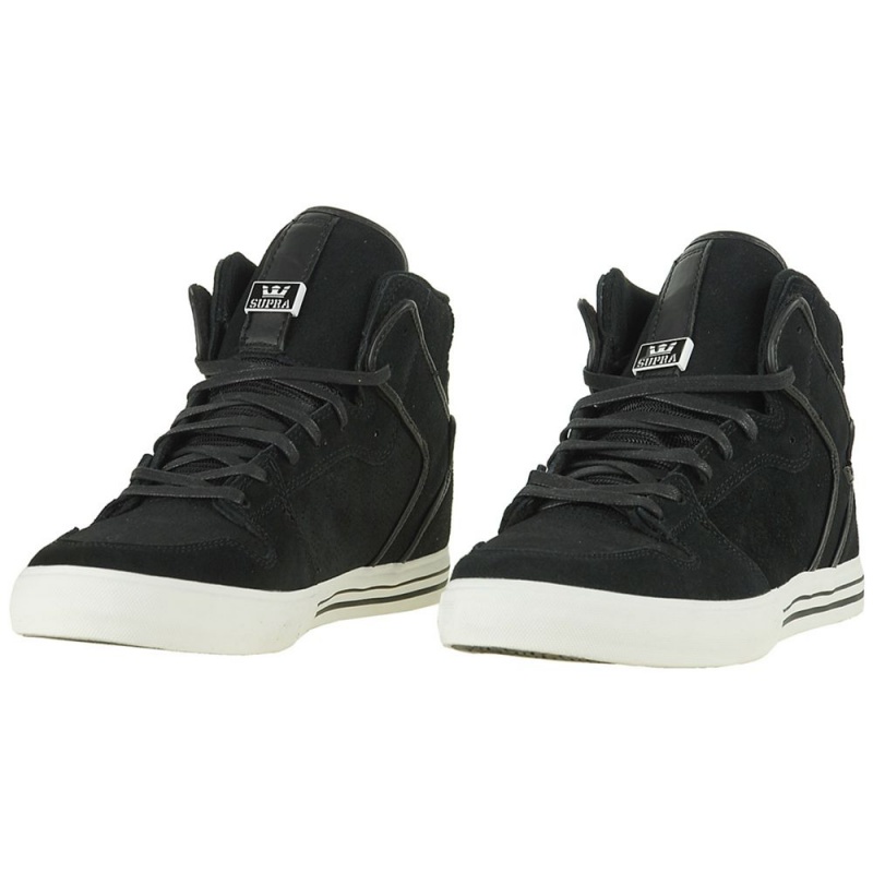 Supra Vaider Men's High Tops Black | QCZ-590416