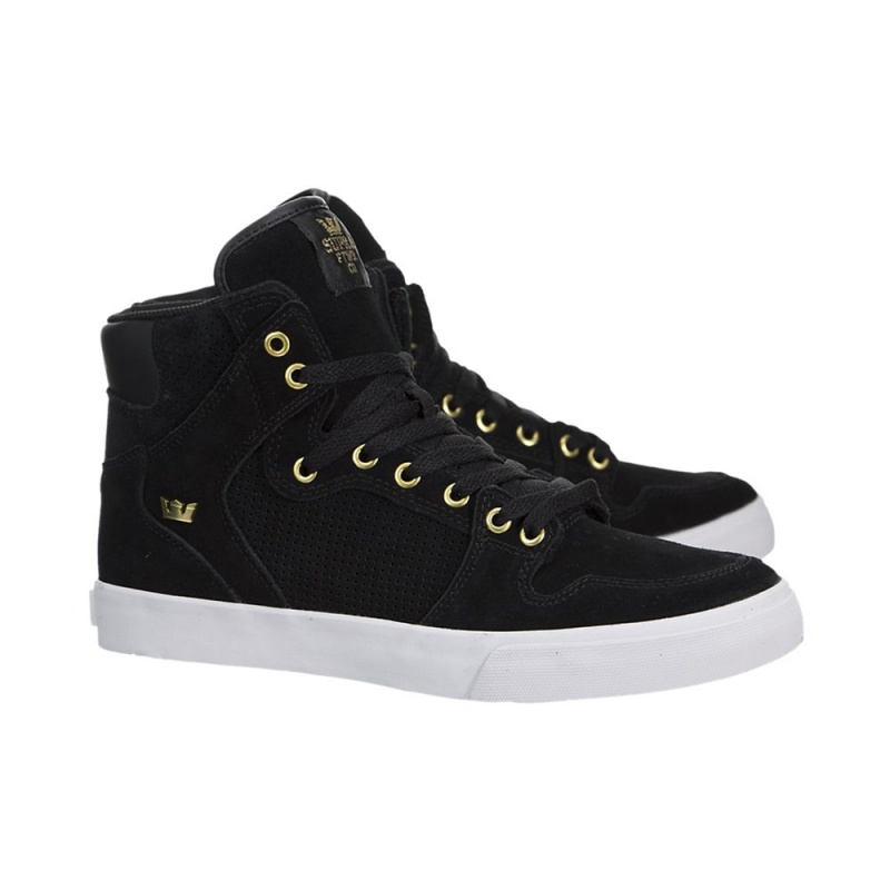 Supra Vaider Men's High Tops Black | ZFT-956012