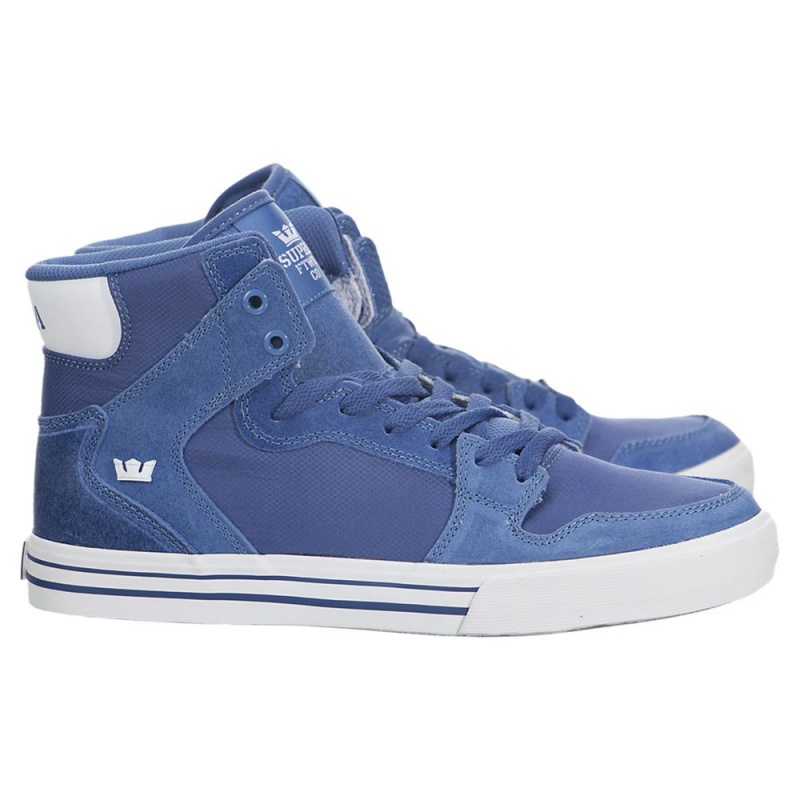 Supra Vaider Men's High Tops Blue | POT-751092