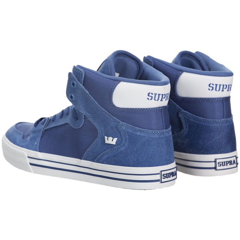 Supra Vaider Men's High Tops Blue | POT-751092