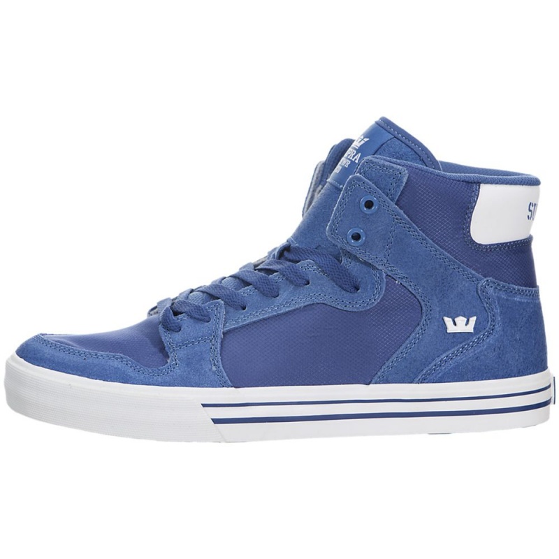 Supra Vaider Men\'s High Tops Blue | POT-751092