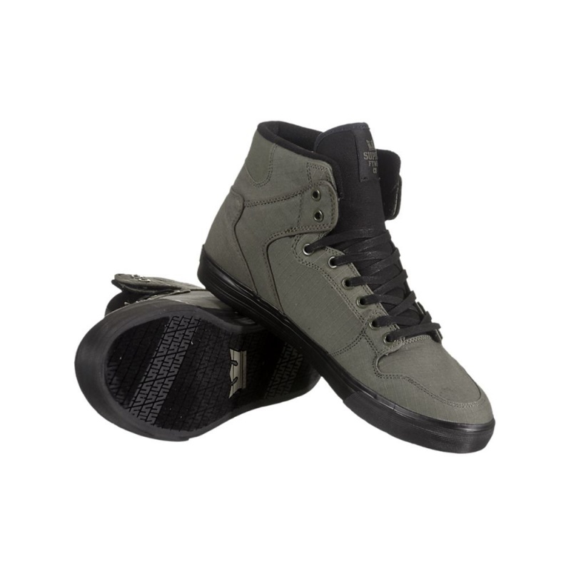 Supra Vaider Men's High Tops Green | OXC-081569