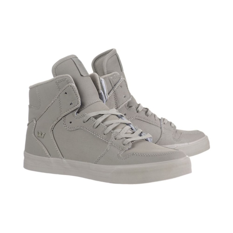 Supra Vaider Men's High Tops Grey | FGX-587369