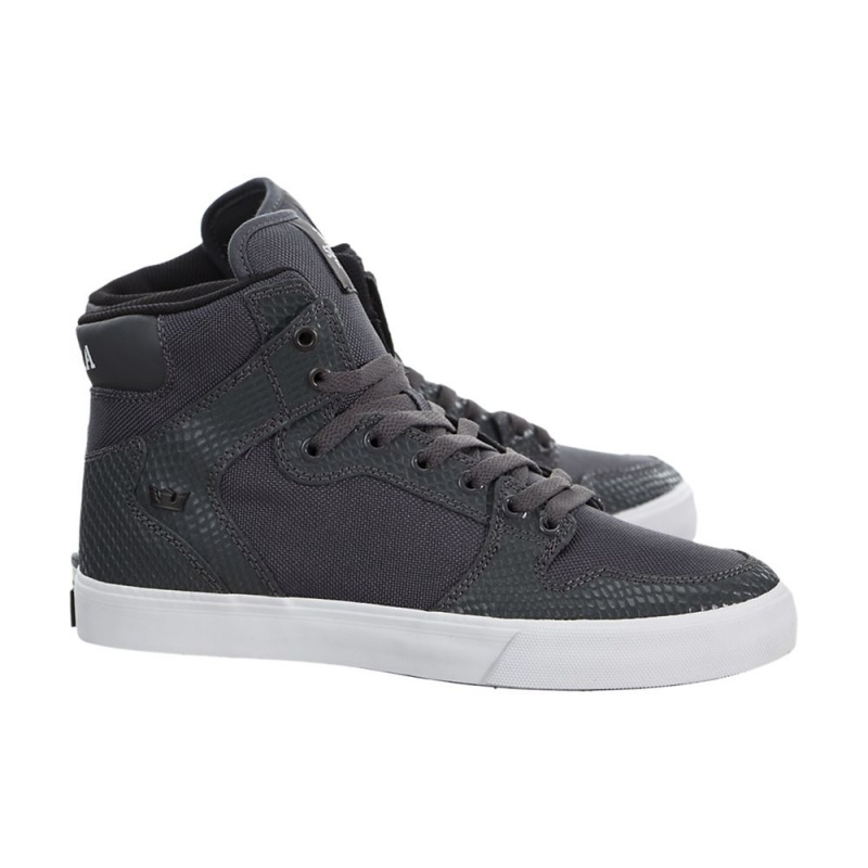 Supra Vaider Men's High Tops Grey | KUQ-475612