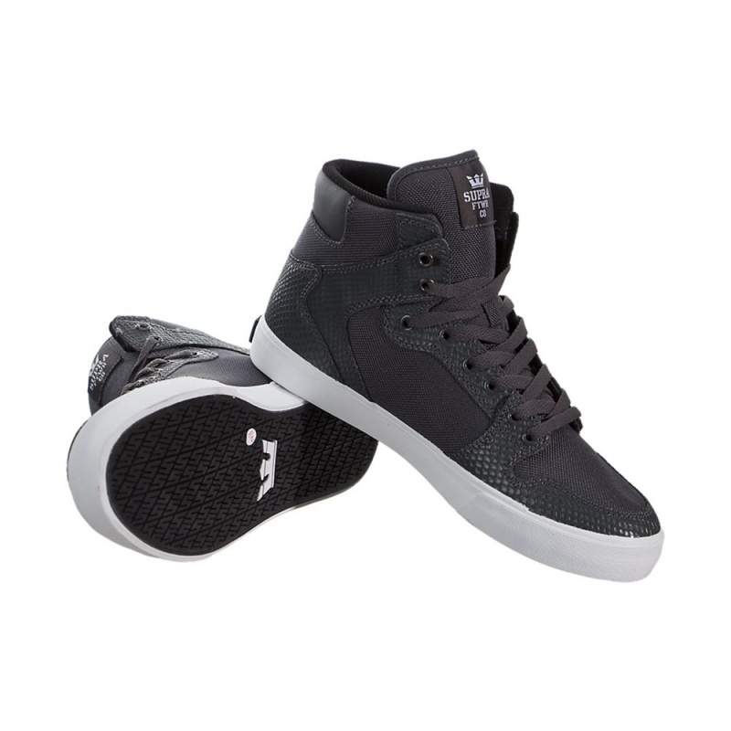 Supra Vaider Men's High Tops Grey | KUQ-475612