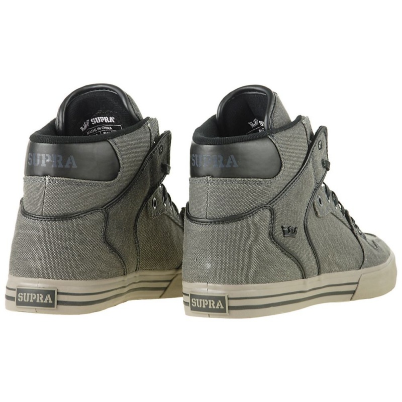 Supra Vaider Men's High Tops Grey | QUC-439725