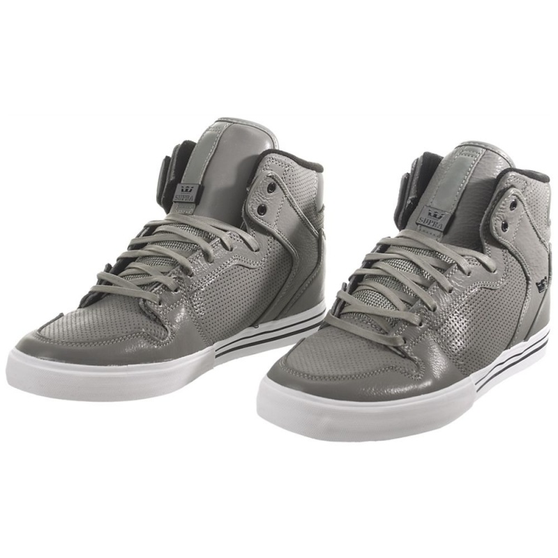 Supra Vaider Men's High Tops Grey | XYF-049821