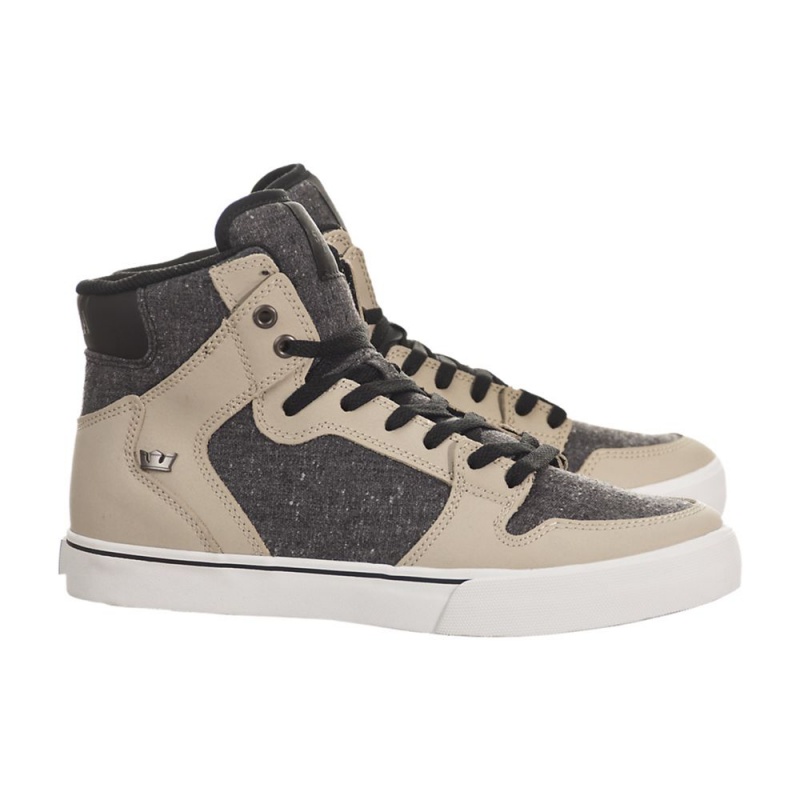 Supra Vaider Men's High Tops Khaki | KMG-382150