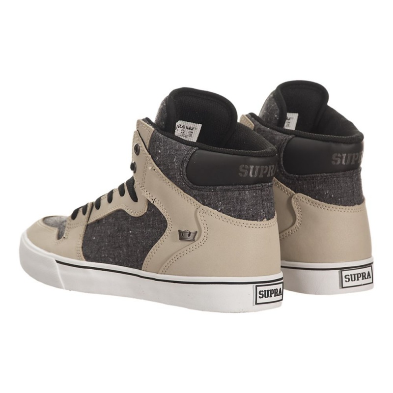 Supra Vaider Men's High Tops Khaki | KMG-382150