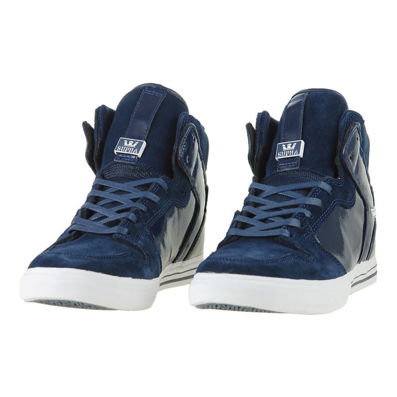 Supra Vaider Men's High Tops Navy | GPT-385421