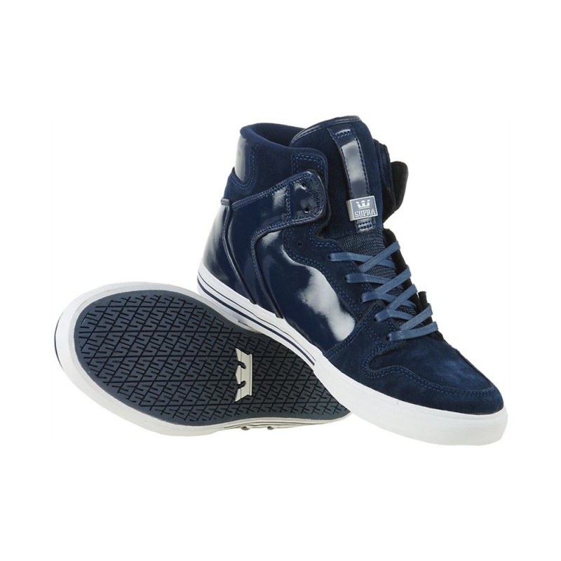 Supra Vaider Men's High Tops Navy | GPT-385421