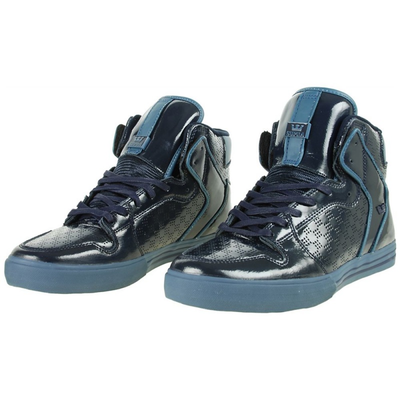 Supra Vaider Men's High Tops Navy | VJK-258069