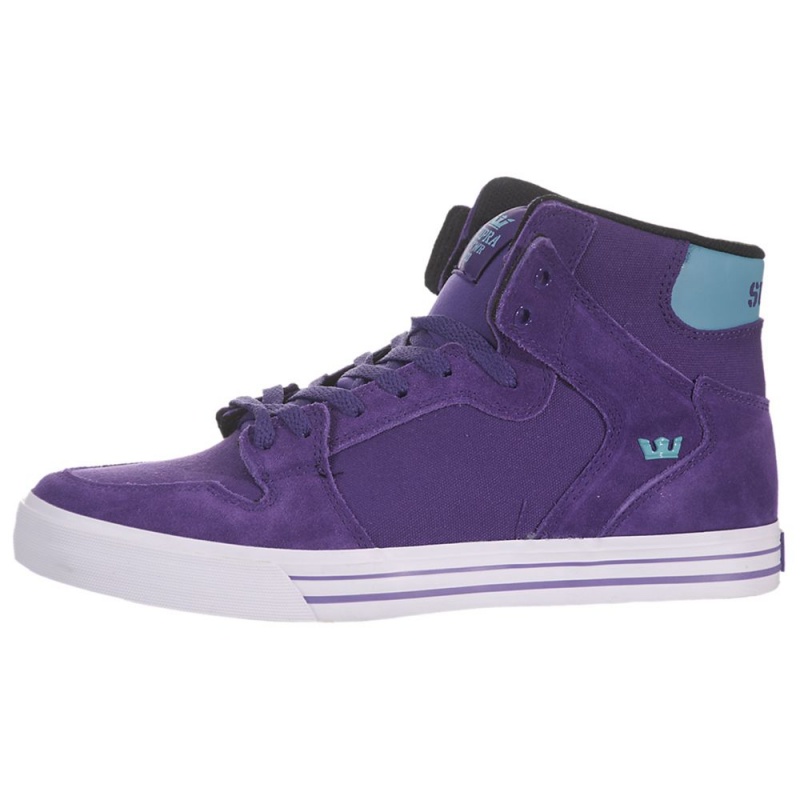 Supra Vaider Men\'s High Tops Purple | UBX-402978