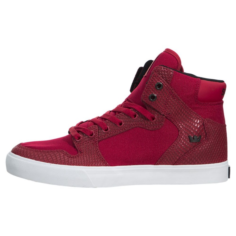 Supra Vaider Men\'s High Tops Red | AHK-762318