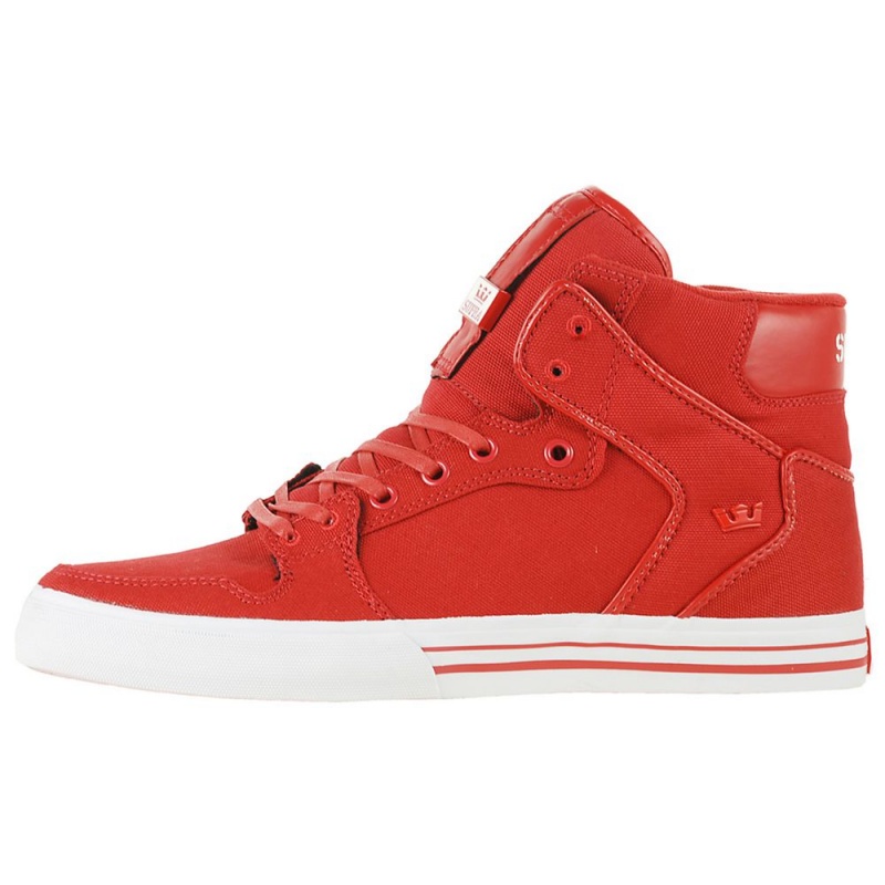 Supra Vaider Men\'s High Tops Red | NLB-916574