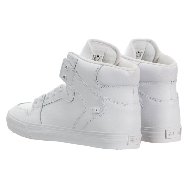 Supra Vaider Men's High Tops White | EFS-613245