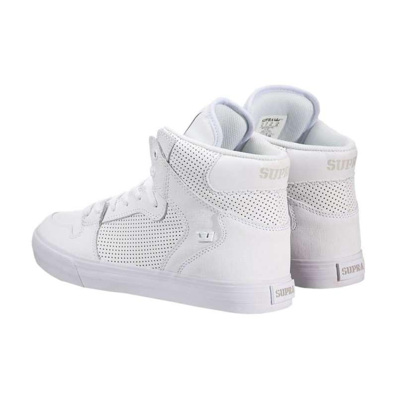 Supra Vaider Men's High Tops White | NTZ-580162