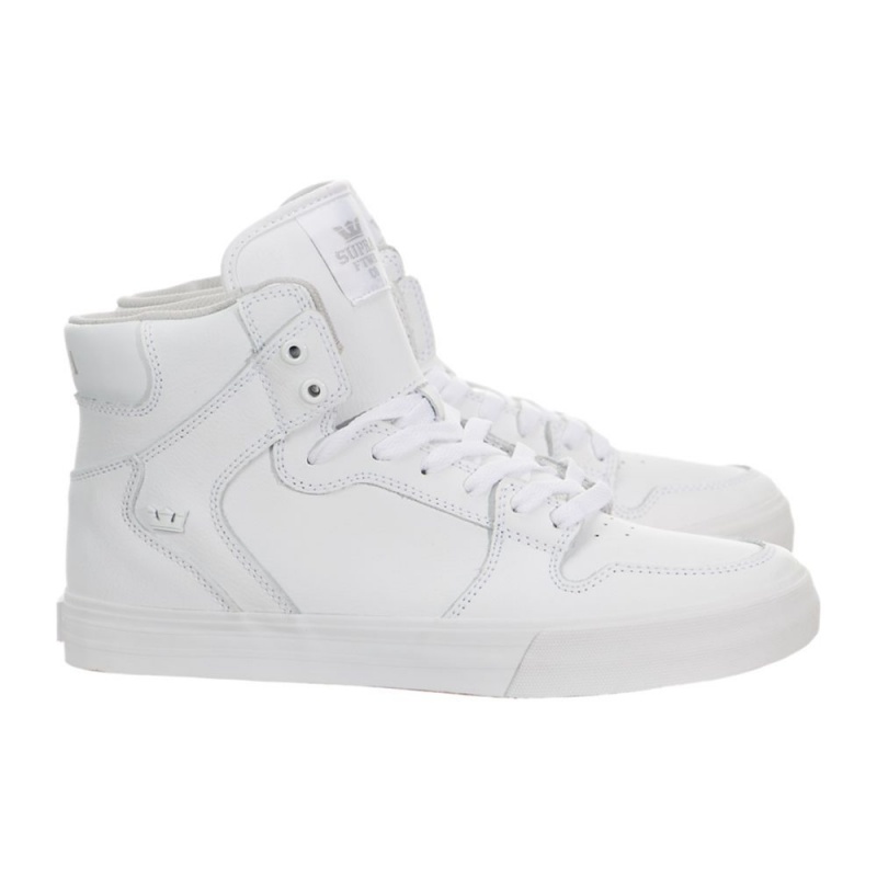 Supra Vaider Men's High Tops White | XZG-904723