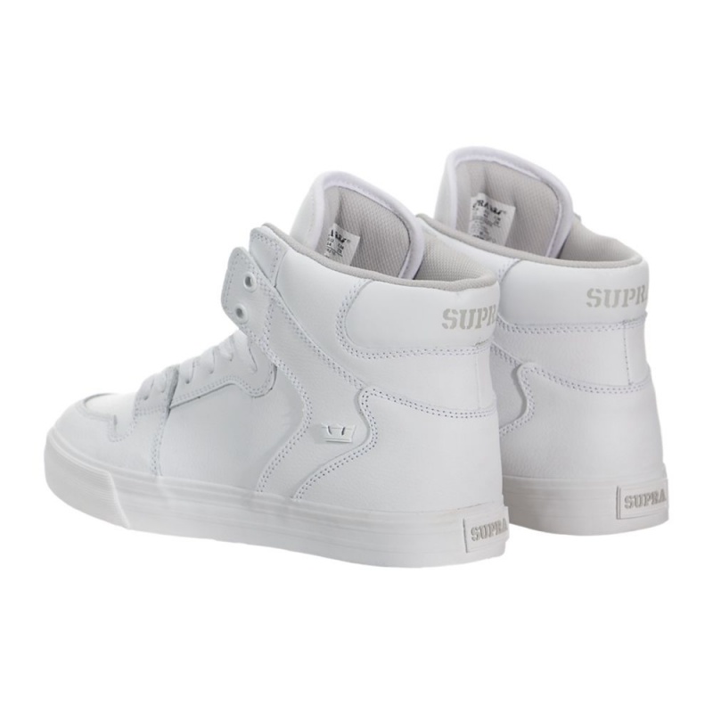 Supra Vaider Men's High Tops White | XZG-904723