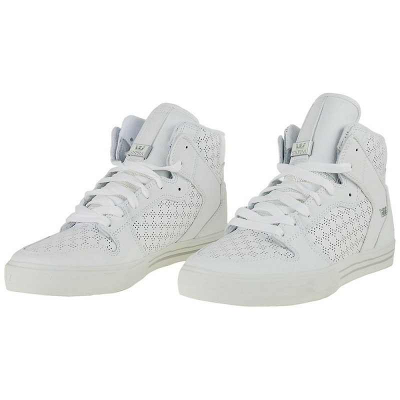 Supra Vaider Tuf Men's High Tops White | CEB-596437