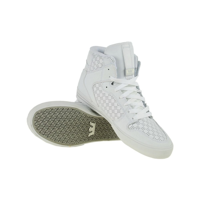 Supra Vaider Tuf Men's High Tops White | CEB-596437