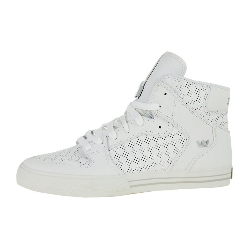 Supra Vaider Tuf Men\'s High Tops White | CEB-596437