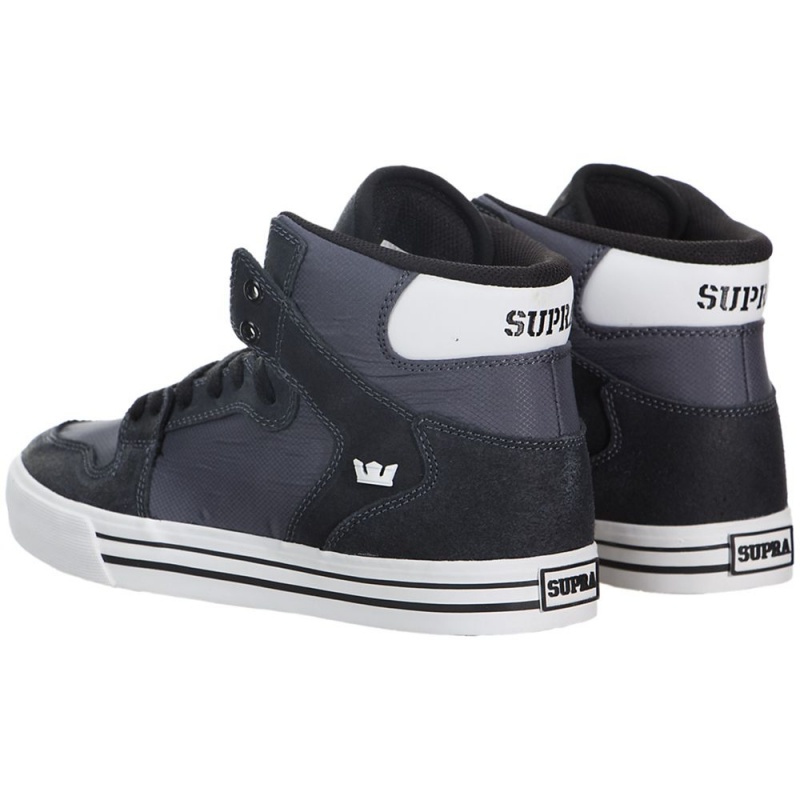 Supra Vaider Women's High Tops Grey Black | IHA-089436